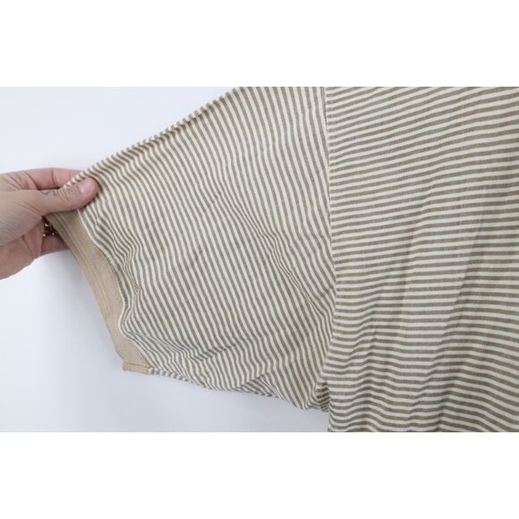 Vintage 90s Mens Large Rayon Gabardine Block M University of Michigan Golf Polo - Picture 7 of 14